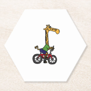 Coole Giraffe Reitrad Untersetzer