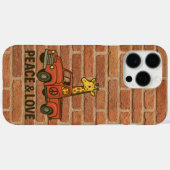Coole Giraffe Riding a Peace Truck Case-Mate iPhone Hülle (Rückseite (Horizontal))