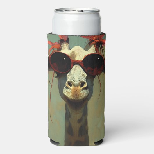 Coole Giraffe Selters Dosenkühler (Seltzer Rückseite)