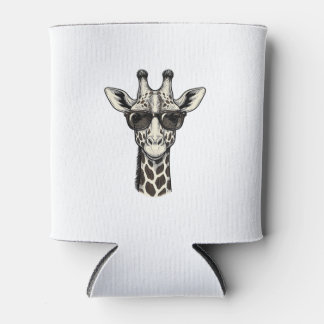 Coole Giraffe-Sonnenbrille Vintage Gravur Shirt_1 Dosenkühler