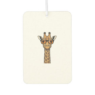 Coole Giraffe Sonnenbrille Vintage Gravur Shirt De Autolufterfrischer