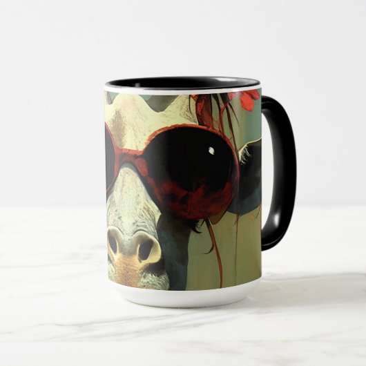 Coole Giraffe Tasse (VorderseiteRechts)