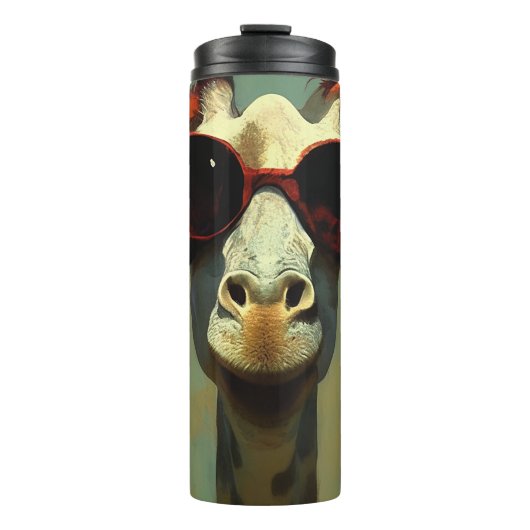 Coole Giraffe Thermosbecher (Vorderseite)