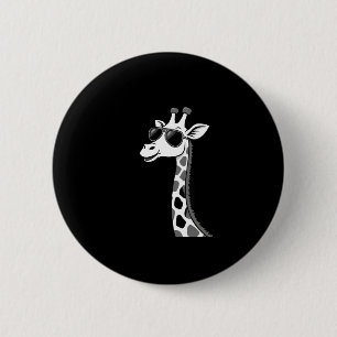 Coole Giraffen-Kunst für Männer Frauen Kinder Tier Button