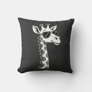 Coole Giraffen-Kunst für Männer Frauen Kinder Tier Kissen
