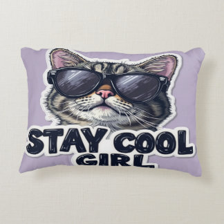 Coole Girl bleibe Dekokissen