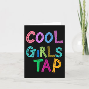 Coole Girls Stich Tanz Lover Dancing Girls Girls Karte