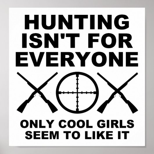 Coole Girls wie Jagdplakat Poster (Vorne)
