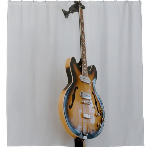 Coole Gitarre Duschvorhang (Vorderseite)