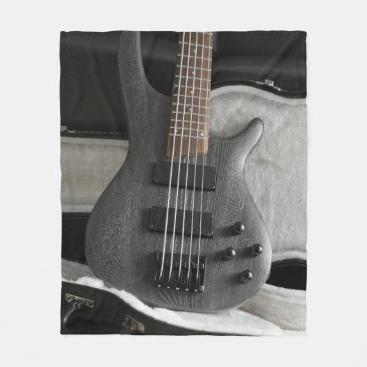 Coole Gitarre Fleecedecke (Vorderseite)