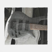 Coole Gitarre Fleecedecke (Vorderseite (Horizontal))
