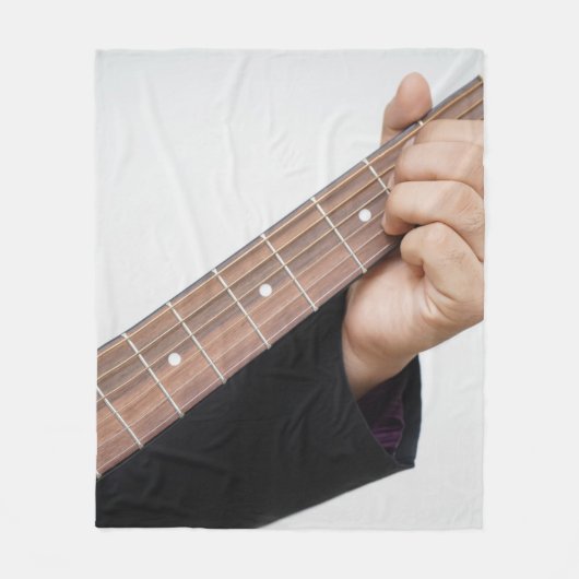 Coole Gitarre Fleecedecke (Vorderseite)