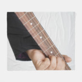 Coole Gitarre Fleecedecke (Vorderseite (Horizontal))
