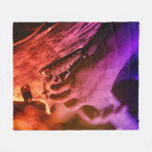 Coole Gitarre Fleecedecke (Vorderseite (Horizontal))
