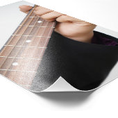 Coole Gitarre Fotodruck (Ecke)