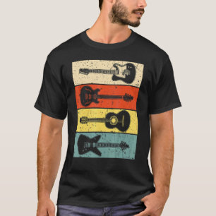 Coole Gitarre für Männer Frauen Vintage-Gitarrenli T-Shirt