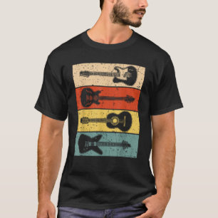 Coole Gitarre für Männer Frauen Vintage-Gitarrenli T-Shirt