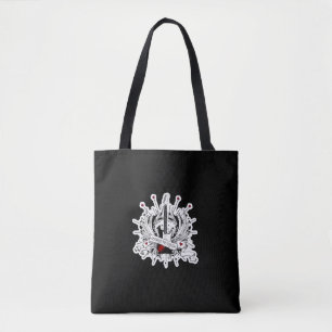 Coole Gitarre Geboren zu Rock & Roll Rockabilly Mu Tasche