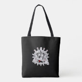 Coole Gitarre Geboren zu Rock & Roll Rockabilly Mu Tasche (Rückseite)