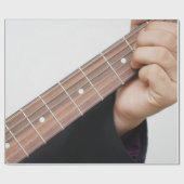 Coole Gitarre Geschenkpapier (Flach)