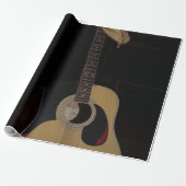 Coole Gitarre Geschenkpapier (Ungerollt)