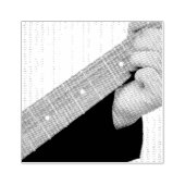 Coole Gitarre Gummistempel (Prägung)