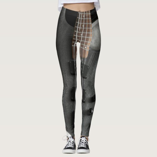 Coole Gitarre Leggings (Vorderseite)