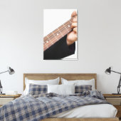 Coole Gitarre Leinwanddruck (Insitu (Schlafzimmer))
