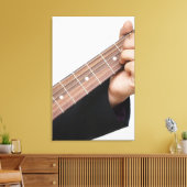 Coole Gitarre Leinwanddruck (Insitu (Wohnzimmer))