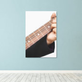 Coole Gitarre Leinwanddruck (Insitu (Holzboden))