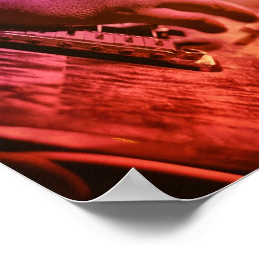 Coole Gitarre Poster (Ecke)