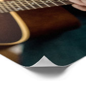 Coole Gitarre Poster (Ecke)