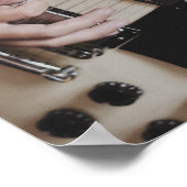 Coole Gitarre Poster (Ecke)