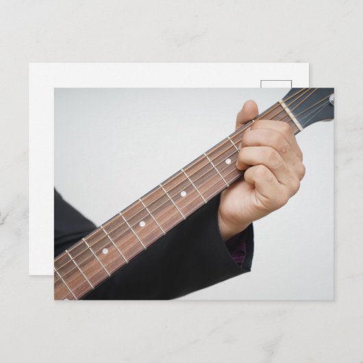 Coole Gitarre Postkarte (Vorne/Hinten)