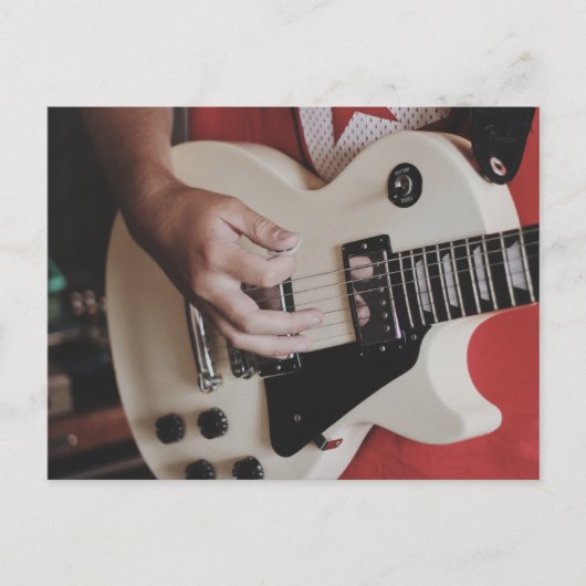 Coole Gitarre Postkarte (Vorderseite)