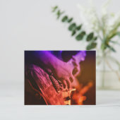 Coole Gitarre Postkarte (Stehend Vorderseite)