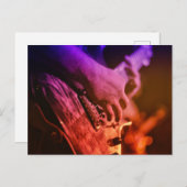 Coole Gitarre Postkarte (Vorne/Hinten)