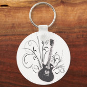 Coole Gitarre Schlüsselanhänger (Vorderseite)