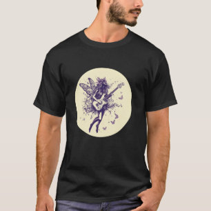 Coole Gitarren-Fee-Kostüm für Rockmusikliebhaber T-Shirt