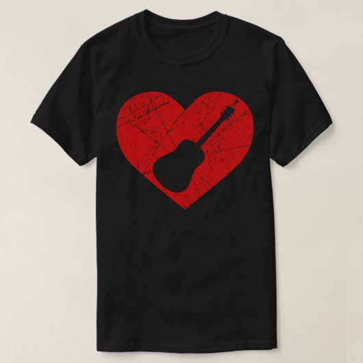 Coole Gitarrendesign T-Shirt (Design vorne)