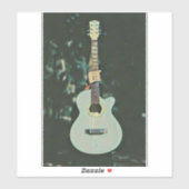 Coole Gitarrengeschenke Aufkleber (Blatt)
