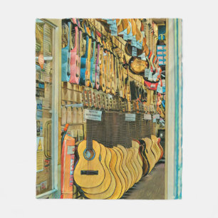 Coole Gitarrengeschenke Fleecedecke