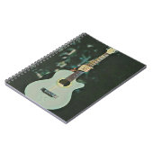 Coole Gitarrengeschenke Notizblock (Linke Seite)