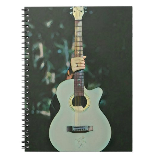 Coole Gitarrengeschenke Notizblock (Vorderseite)