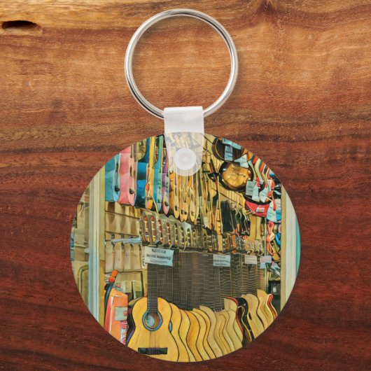 Coole Gitarrengeschenke Schlüsselanhänger (Vorderseite)