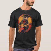Coole Gitarrist mit E-Gitarre für Boys a T-Shirt (Vorderseite)
