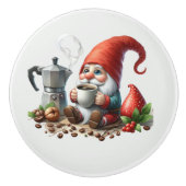 Coole Gnome-Kaffee-Bar Keramikknauf (Vorderseite)