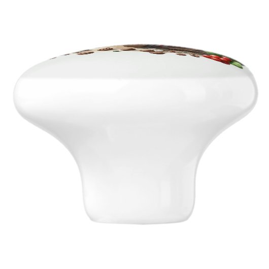 Coole Gnome-Kaffee-Bar Keramikknauf (Seitenansicht)