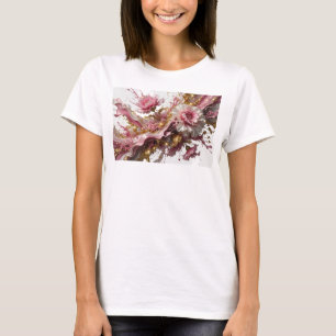 Coole Gold ABSTRACT ART Statement T-Shirt
