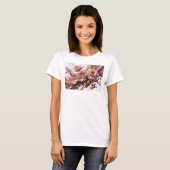 Coole Gold ABSTRACT ART Statement T-Shirt (Vorne ganz)